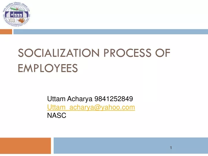 socialization process of employees
