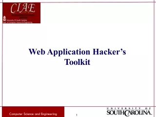 Web Application Hacker’s Toolkit