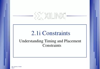 2.1i Constraints