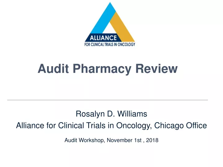 audit pharmacy review