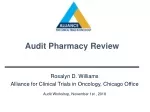 Audit Pharmacy Review - slide 1