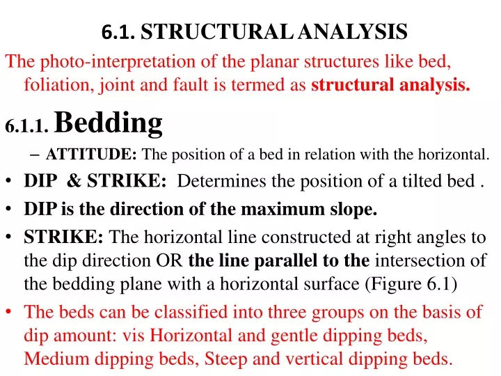 6 1 structural analysis
