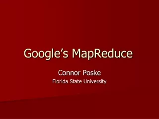 Google’s MapReduce