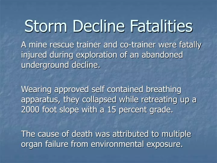 storm decline fatalities