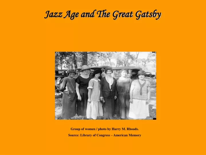 jazz age and the great gatsby