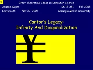 Cantor’s Legacy:  Infinity And Diagonalization