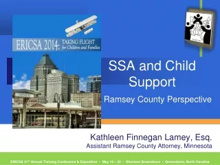 SSA and Child Support Ramsey County Perspective