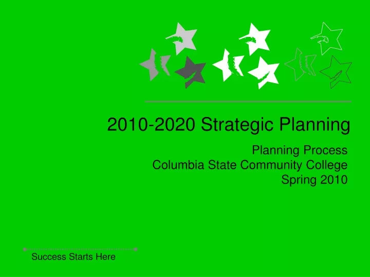 2010 2020 strategic planning