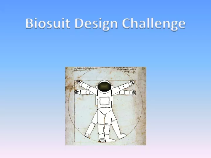 biosuit design c hallenge