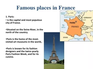 Famous places in France