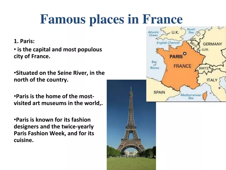famous places in france
