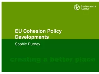 EU Cohesion Policy Developments