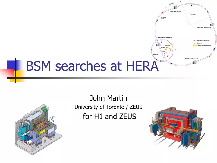 bsm searches at hera