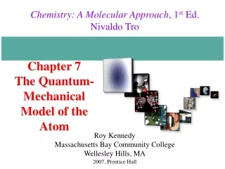 Chapter 7 The Quantum-Mechanical Model of the Atom