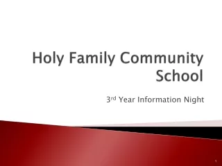 Holy Family Community School