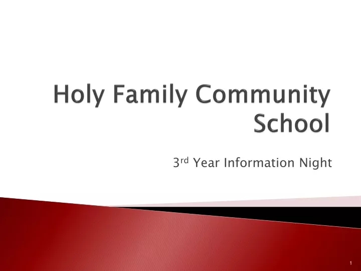 holy family community school