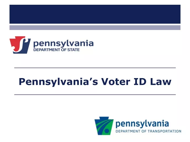 pennsylvania s voter id law