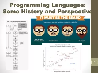 Programming Languages: Some History and Perspective