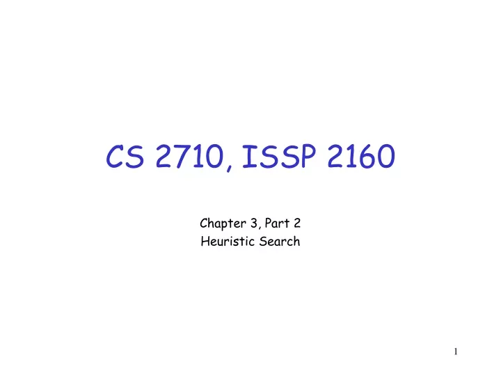 cs 2710 issp 2160