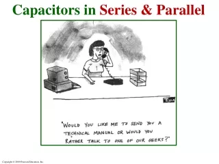 Capacitors in  Series &amp; Parallel