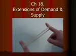 Ch 18. Extensions of Demand &amp; Supply - slide 1
