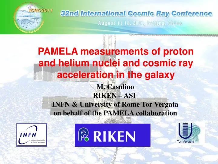 pamela measurements of proton and helium nuclei