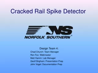 Cracked Rail Spike Detector