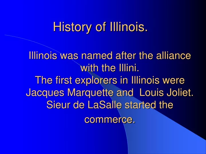 history of illinois illinois was named after
