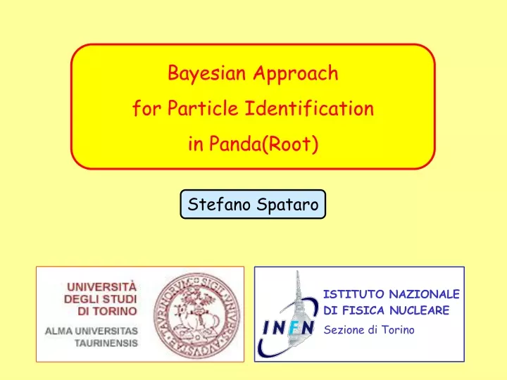 bayesian approach for particle identification