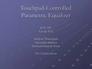Touchpad-Controlled Parametric Equalizer