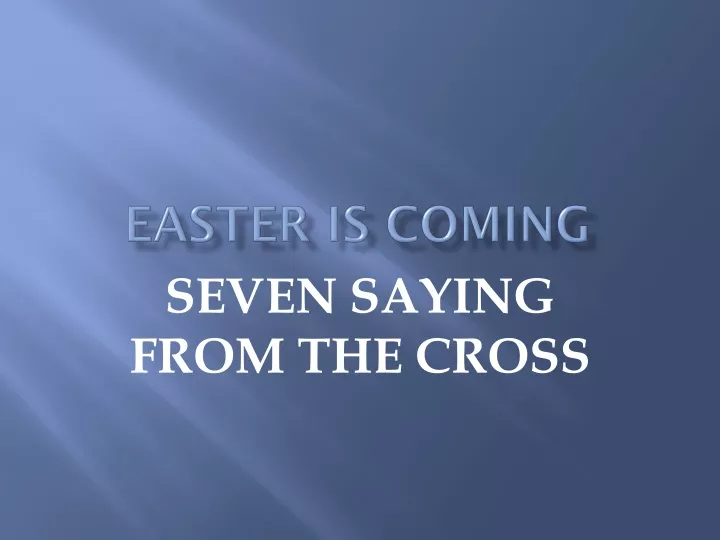 easter is coming