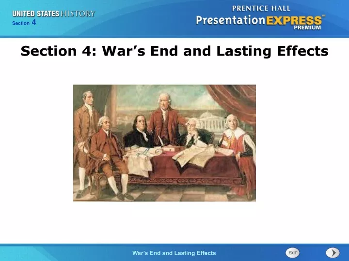 section 4 war s end and lasting effects