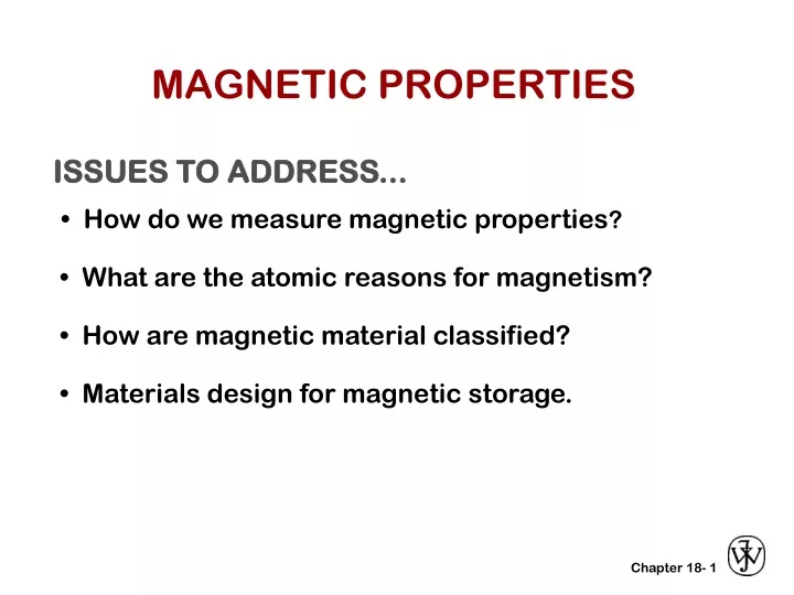 magnetic properties