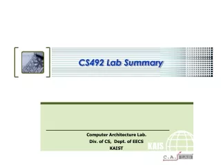 CS492 Lab Summary