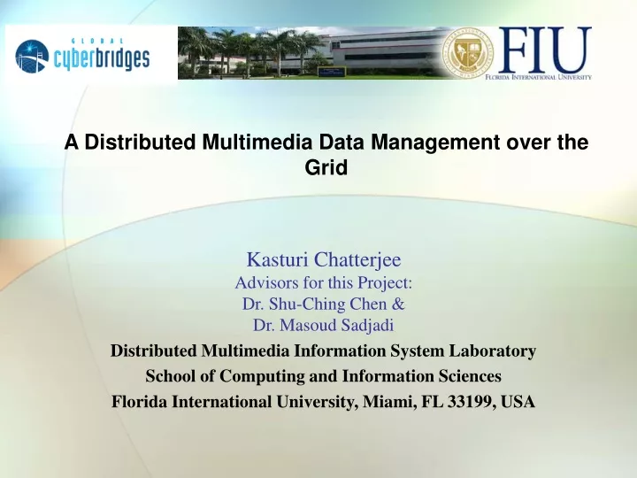 a distributed multimedia data management over the grid