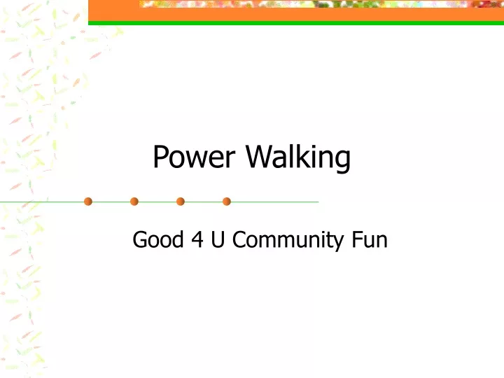 power walking