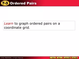Learn  to graph ordered pairs on a coordinate grid .