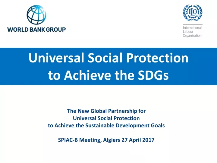 universal social protection to achieve the sdgs
