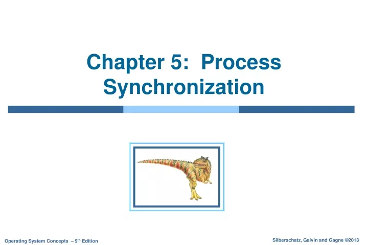 chapter 5 process synchronization