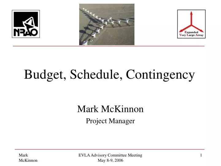 budget schedule contingency