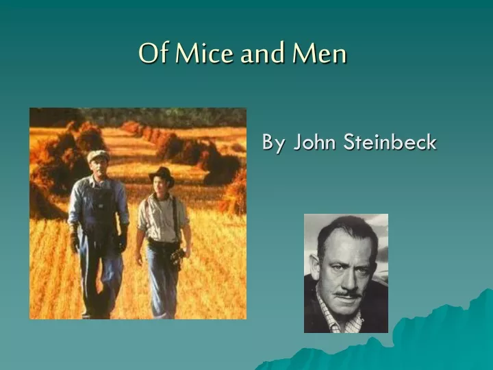 of mice and men