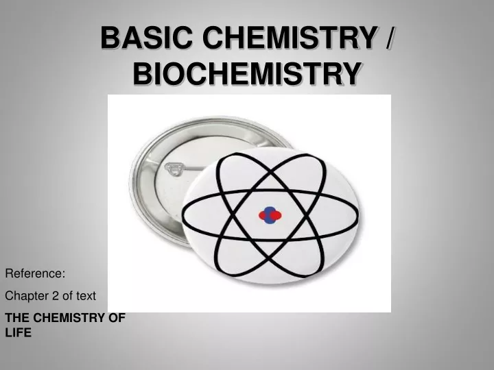 basic chemistry biochemistry