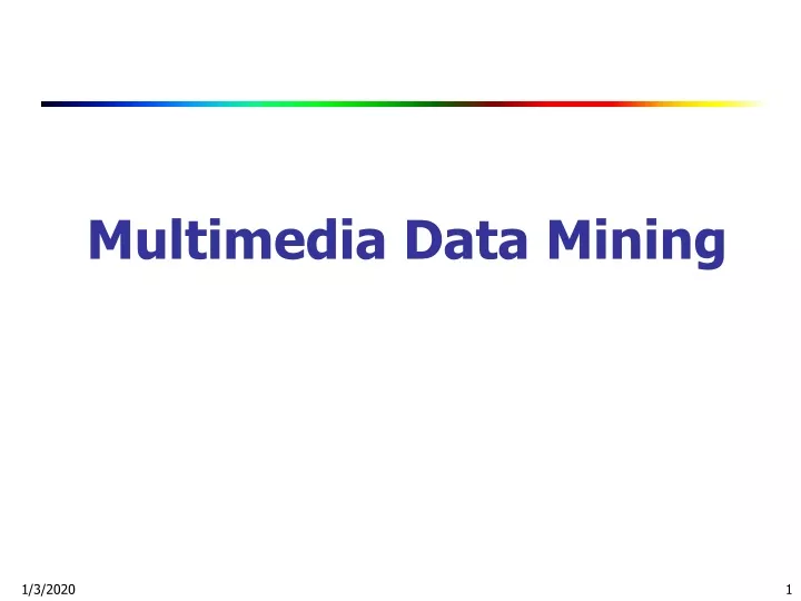 multimedia data mining