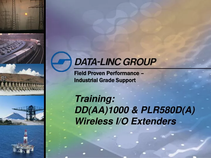 training dd aa 1000 plr580d a wireless i o extenders
