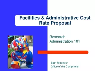 Facilities &amp; Administrative Cost Rate Proposal