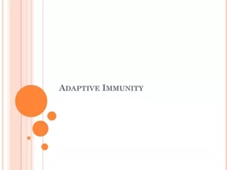 Adaptive Immunity