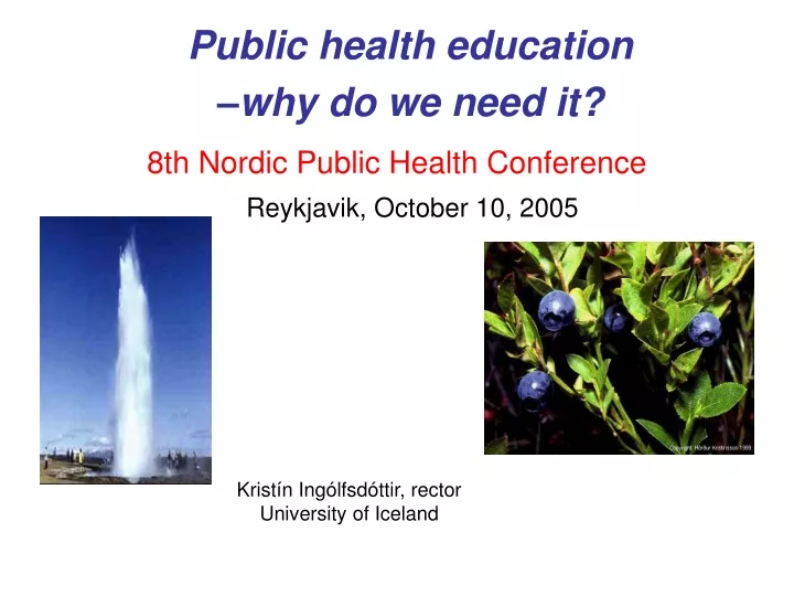 public health education why do we need