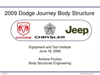 2009 Dodge Journey Body Structure