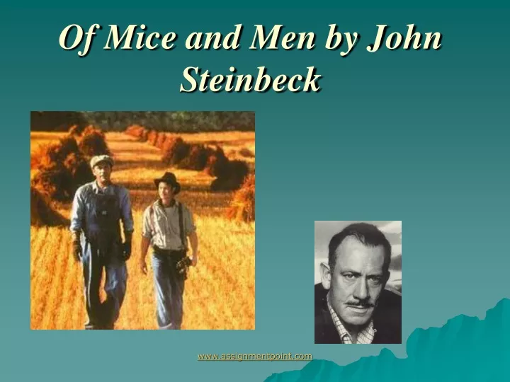 of mice and men by john steinbeck