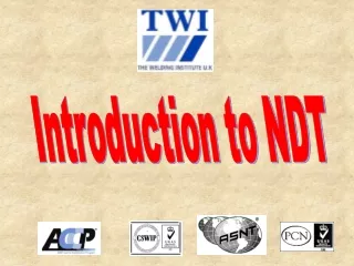 Introduction to NDT